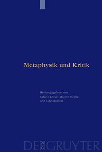 Produktbild: Metaphysik und Kritik