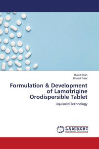Produktbild: Formulation & Development of Lamotrigine Orodispersible Tablet