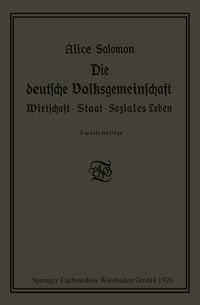 Produktbild: Die deutsche Volksgemeinschaft