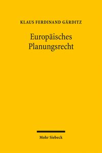 Produktbild: Europ&auml;isches Planungsrecht