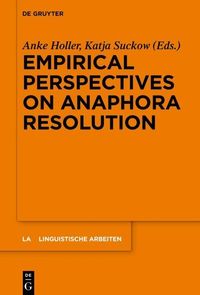 Produktbild: Empirical Perspectives on Anaphora Resolution