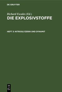 Produktbild: Nitroglyzerin und Dynamit