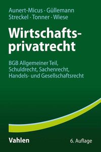 Produktbild: Wirtschaftsprivatrecht