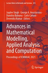 Produktbild: Advances in Mathematical Modelling, Applied Analysis and Computation