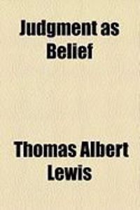 Produktbild: Judgment as Belief