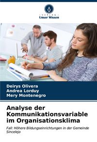 Produktbild: Analyse der Kommunikationsvariable im Organisationsklima