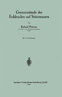 Produktbild: Grenzzust&auml;nde des Erddruckes auf St&uuml;tzmauern