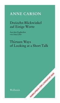 Produktbild: Dreizehn Blickwinkel auf Einige Worte / Thirteen Ways of Looking at a Short Talk