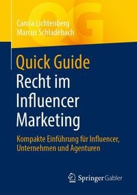 Produktbild: Quick Guide Recht im Influencer Marketing