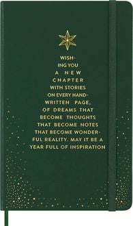 Produktbild: Moleskine Holiday Notizbuch, L/A5, Liniert, Geb, Myrte