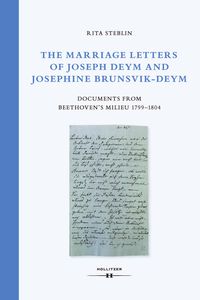 Produktbild: The Marriage Letters of Joseph Deym and Josephine Brunsvik-Deym