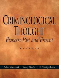 Produktbild: Criminological Thought