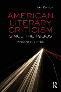 Produktbild: American Literary Criticism Since the 1930s