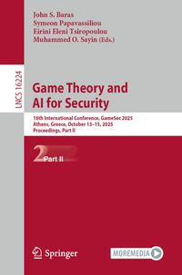 Produktbild: Game Theory and AI for Security