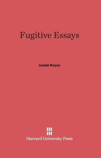 Produktbild: Fugitive Essays