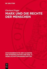 Produktbild: Marx und die Rechte der Menschen