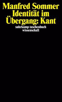 Produktbild: Identit&auml;t im &Uuml;bergang: Kant