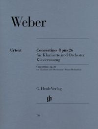 Produktbild: Carl Maria von Weber - Concertino op. 26 f&uuml;r Klarinette und Orchester