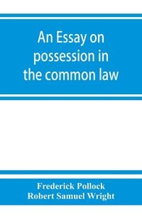 Produktbild: An essay on possession in the common law