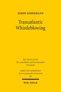 Produktbild: Transatlantic Whistleblowing
