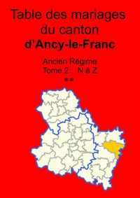 Produktbild: Les mariages du canton d ancy le