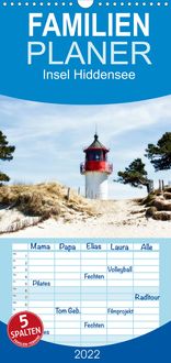Produktbild: Familienplaner Insel Hiddensee (Wandkalender 2022 , 21 cm x 45 cm, hoch)