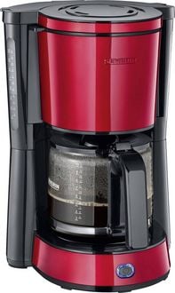 Produktbild: Severin KA 4817 Kaffeemaschine Rot (metallic), Schwarz Fassungsverm&ouml;gen Tassen=10