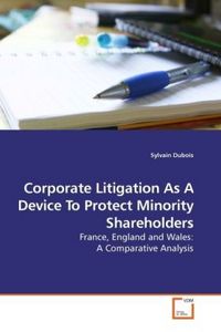 Produktbild: Dubois, S: Corporate Litigation As A Device To Protect Minor