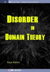Produktbild: Disorder in Domain Theory