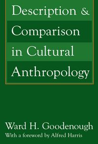 Produktbild: Description and Comparison in Cultural Anthropology