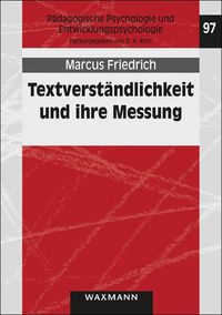 Produktbild: Textverst&auml;ndlichkeit und ihre Messung