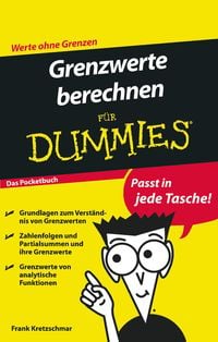 Produktbild: Grenzwerte berechnen f&uuml;r Dummies Das Pocketbuch