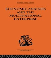 Produktbild: Economic Analysis and Multinational Enterprise