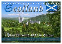 Produktbild: Scotland around 1900 - photos restored and colourised (Desk Calendar 2026 DIN A5 landscape), CALVENDO 12 Month DeskCalendar