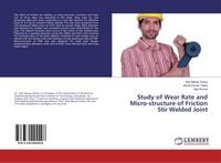 Produktbild: Study of Wear Rate and Micro-structure of Friction Stir Welded Joint