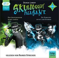 Produktbild: Skulduggery Pleasant 2 Das Groteskerium schl&auml;gt zur&uuml;ck + 3 Die Diablerie bittet zum Sterben