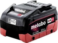 Produktbild: Metabo 625368000 LiHD Akkupack 18V - 5,5Ah \"AIR COOLED\" Werkzeug-Akku 5.5Ah LiHD