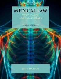 Produktbild: Jackson, E: Medical Law