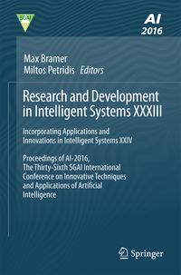 Produktbild: Research and Development in Intelligent Systems XXXIII