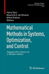 Produktbild: Mathematical Methods in Systems, Optimization, and Control