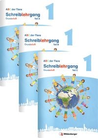 Produktbild: ABC der Tiere 1 Neubearbeitung &ndash; Schreiblehrgang Grundschrift, Teil A, B und C