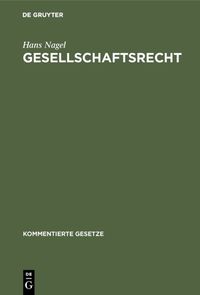Produktbild: Gesellschaftsrecht