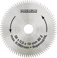 Produktbild: Proxxon Micromot 28 014 Kreiss&auml;geblatt 58 x 10 x 1mm Z&auml;hneanzahl: 80 1St.