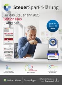 Produktbild: SteuerSparErkl&auml;rung plus (Steuerjahr 2025)