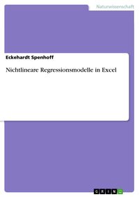 Produktbild: Nichtlineare Regressionsmodelle in Excel