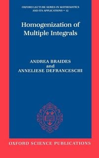 Produktbild: Homogenization of Multiple Integrals