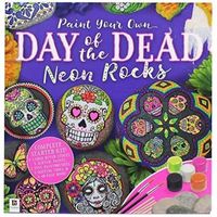 Produktbild: Day of the Dead Neon Painted Rocks (tuck box)