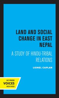 Produktbild: Land and Social Change in East Nepal