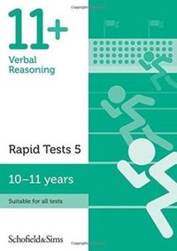 Produktbild: 11+ Verbal Reasoning Rapid Tests Book 5: Year 6, Ages 10-11