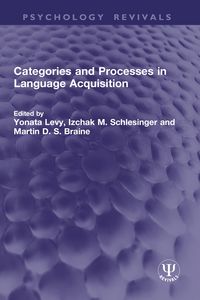 Produktbild: Categories and Processes in Language Acquisition